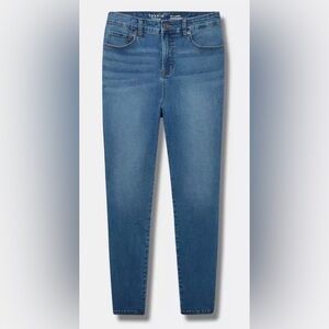 Torrid Trio High-Rise Skinny Jean Caliente Med Wash Blue Denim SIZE 22-26 SHORT